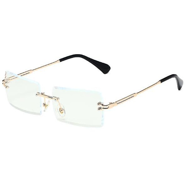 Solglasögon Rimless Square, Small rektangel mode solglasögon style 16
