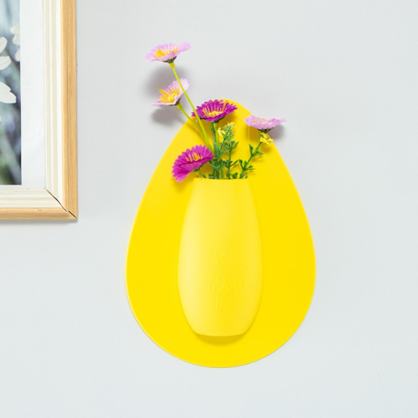 Silikonvas Blomkruka GUL yellow
