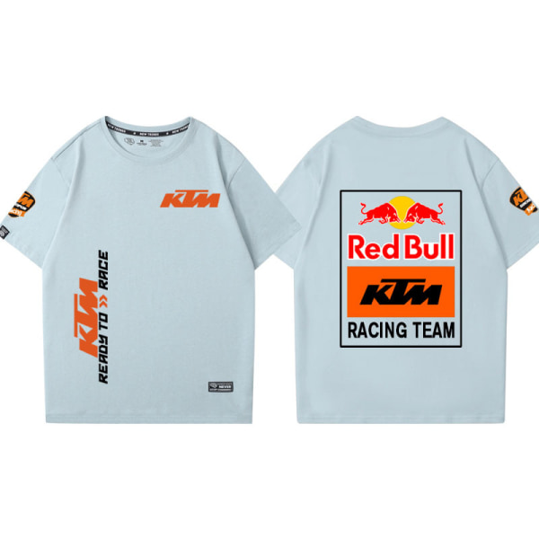 KTM Red Bull offroad motorcykel riddräkt racing dräkt kortärmad T-shirt gray L