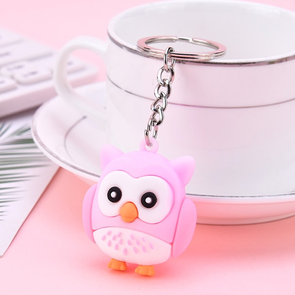 Creative Lovely Owl Ny nyckelring Creative Owl Lovely Animal Key A4