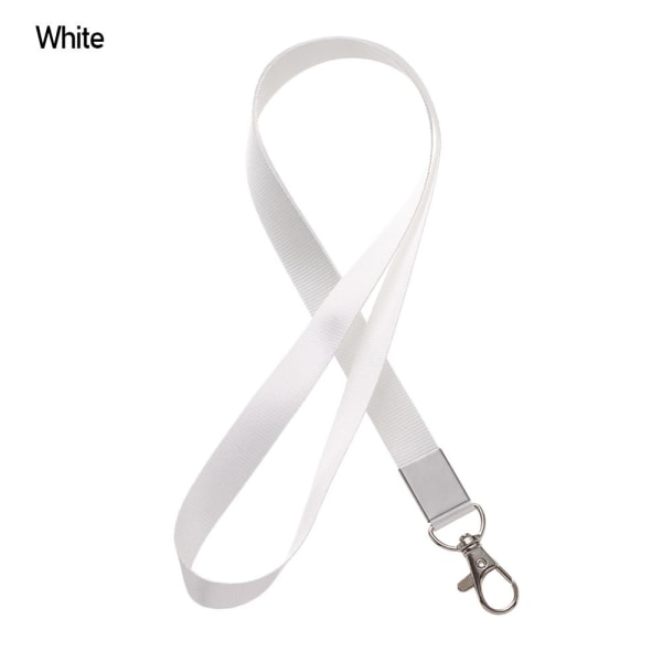 1st Halsband Lanyards ID -korthållare VIT White