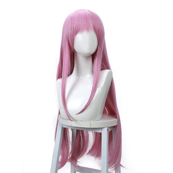 Peruk Cap Vd Lång Rak Daily Cosplay Peruker Rosa