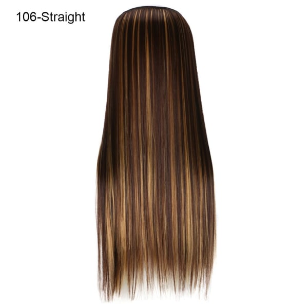 Syntetiskt 22 tums naturligt dold hemligt falskt hår 106-Straight