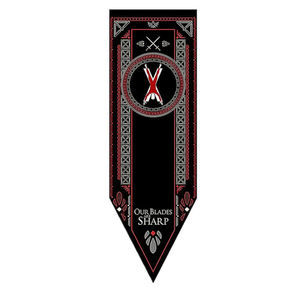 Game of Thrones hängande flagga 48*150cm Dekoration Bolton