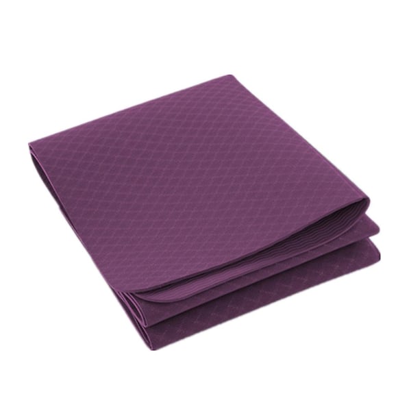 183*61*04cm Bärbar Yogamatta Vikbar Gymnastikmatta purple