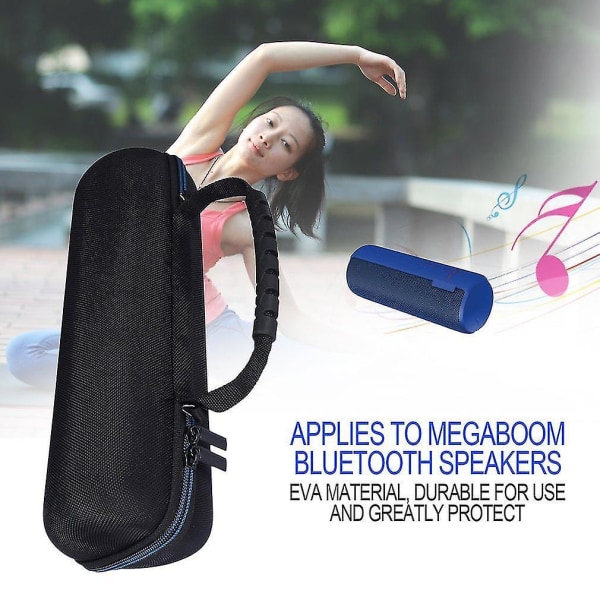 Eva Speaker Protective Pouch Bag Case Lämplig för Megaboom Bluetooth -högtalare