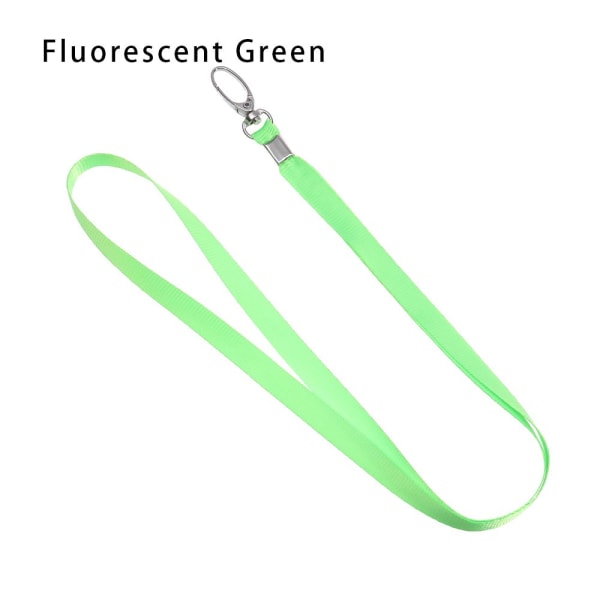 1st Halsband Lanyards ID -korthållare FLUORESCENT GRÖN Fluorescent Green