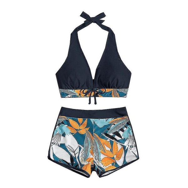 Dam sommar badkläder Beachwear Bikini Set Badkläder Badkläder black S