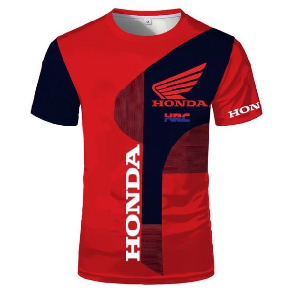 Honda T-shirt herr Motorcykel Racing kortärmad träningsoverall style 5 L