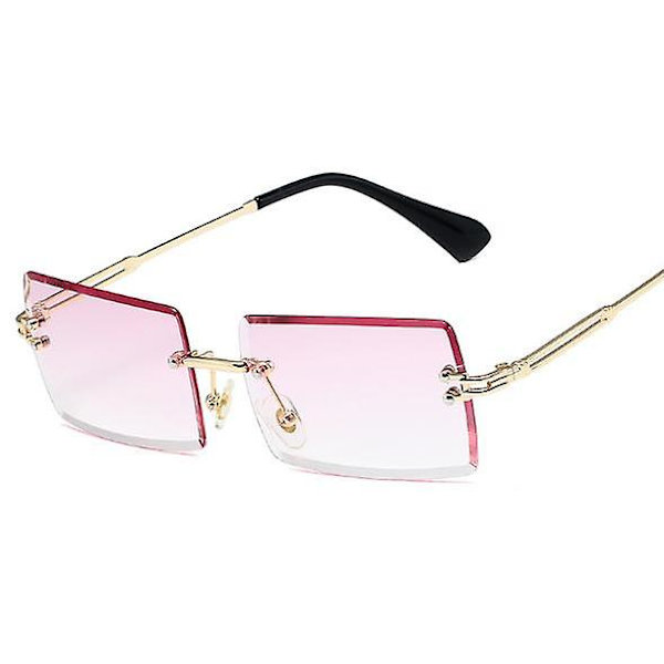 Solglasögon Rimless Square, Small rektangel mode solglasögon style 5