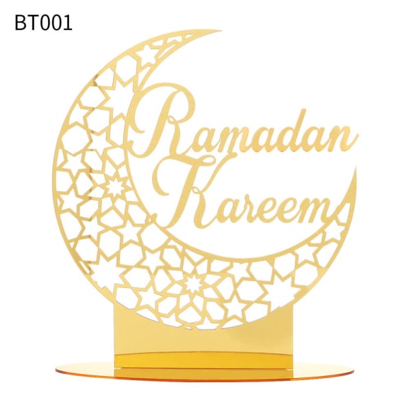 Eid Mubarak Dekor Ramadan Ornament GULD BT001 BT001 gold BT001-BT001
