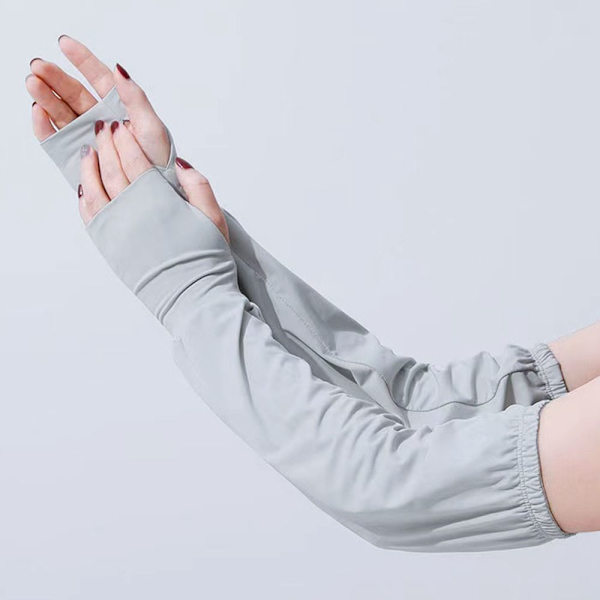 Ice Silk Sleeves Lösa Armärmar GRÅ gray
