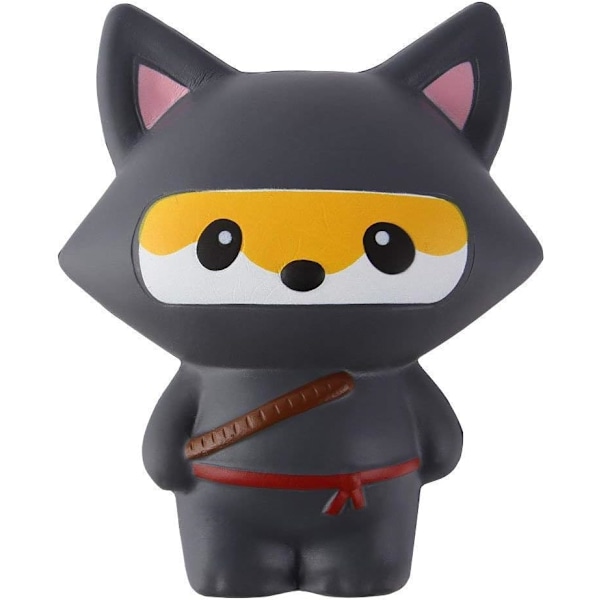 Squishies Ninja Fox Squishy Slow Rising Squeeze Toy Kawaii Doftande mjuka Squishies Animal Toys Prime 1st