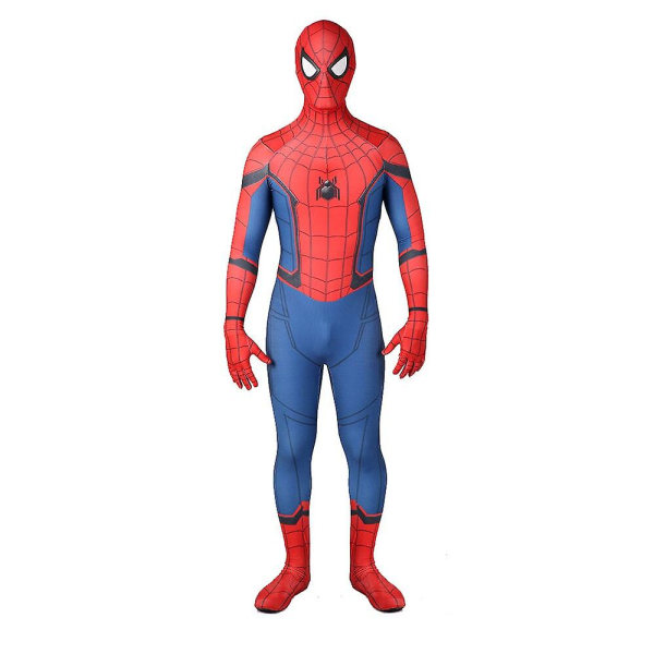 Vuxen/barn 3d Spiderman Cosplay Cosplay Set Child L