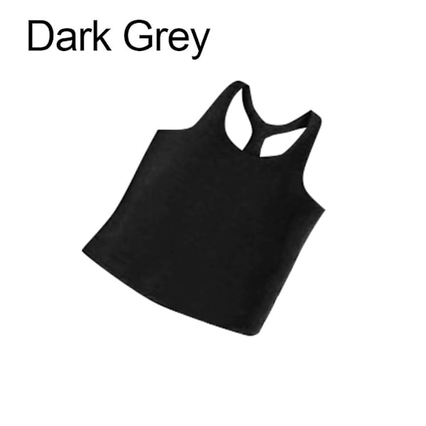 Mini Linnen Doll T-shirt i bomull MÖRKGRÅ Dark Grey