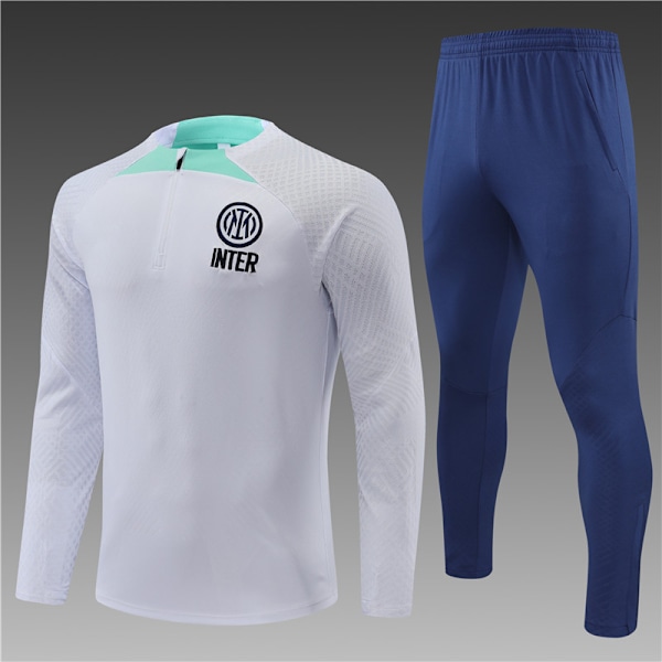 22-23 ny säsong Inter Milan vuxen/barn långärmad jerseydräkt white 16#