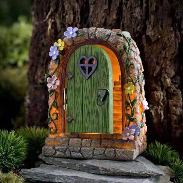 Stor Fairy Door Alf Steps Stone Door Secret Magical Fairy