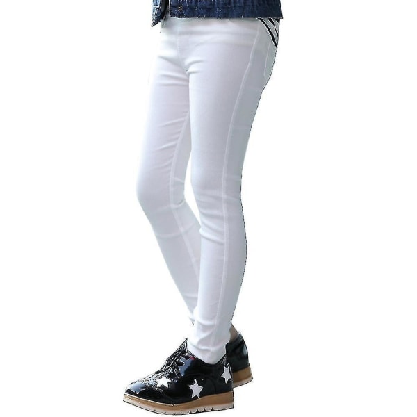 3-14 år Flickor Byxor Leggings Sportbyxor White