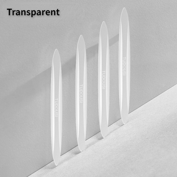 4ST / Set Anti-kollisionsremsa stötfångarskydd TRANSPARANT Transparent