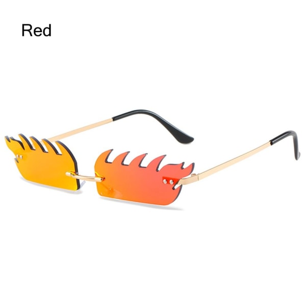 Flame Solglasögon UV400 Skyddsskärmar RÖD RÖD Red