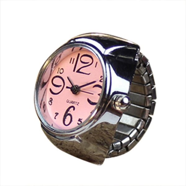 Watch Runda kvartsfingerringar ROSA Pink