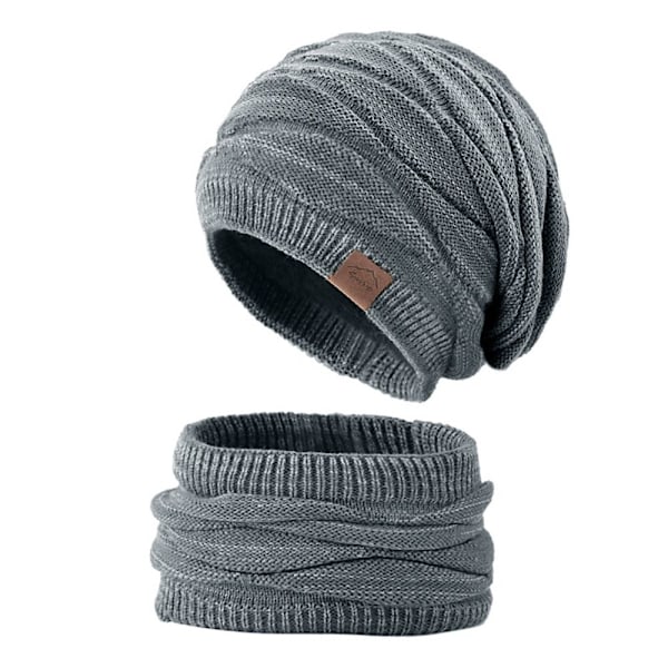 Mössor Scarf Set Häck Kepsar GRÅ grey