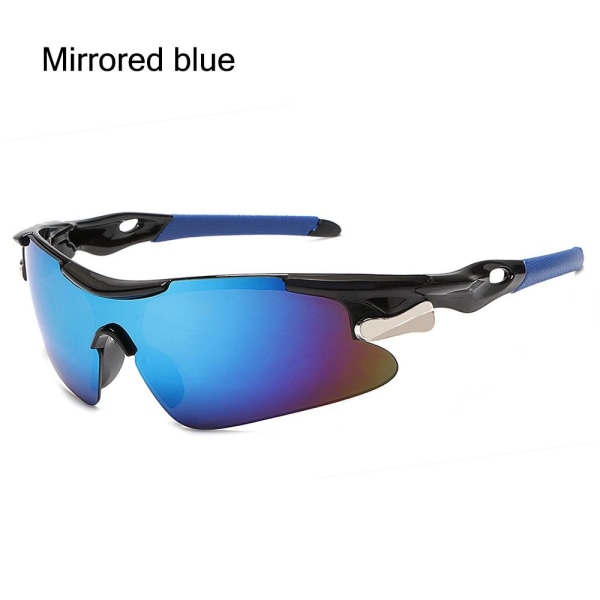 Sportsolglasögon för män Solglasögon SPEGEL BLÅ SPEGEL Mirrored blue