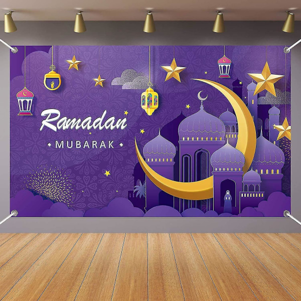 Ramadan Mubarak Dekorationer Ramadan Banner Eid Bakgrund Bakgrund För Eid Al-fitr Dekorationer