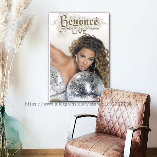 Beyoncé Affischdekoration Canvasaffisch Rum Bar Cafédekoration style 4 40x60cm No Frame