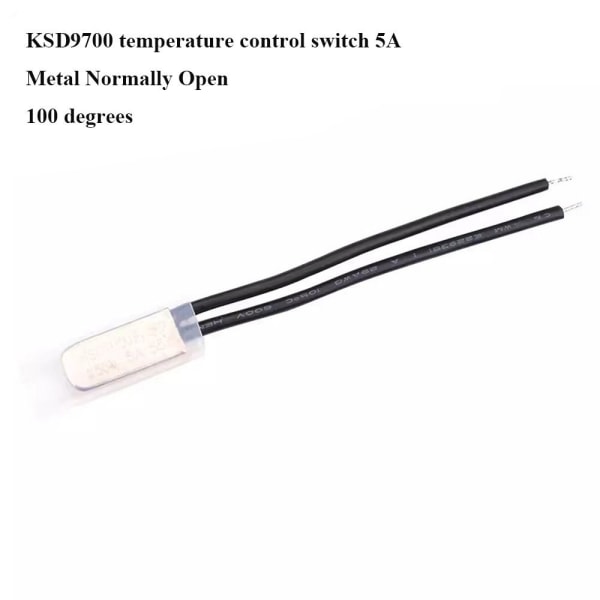 KSD9700 Thermal skydd temperaturkontrollbrytare 100 100 Degrees
