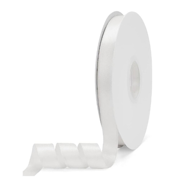 Polyester Satin Ribbon Grosgrain Ribbon White Ribbon