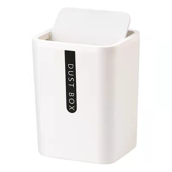 Mini liten soptunna Diverse fat VIT white