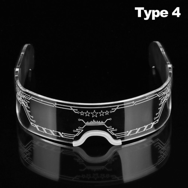 LED-ljusglasögon Cyberpunk EyeWare TYPE 4 Type 4