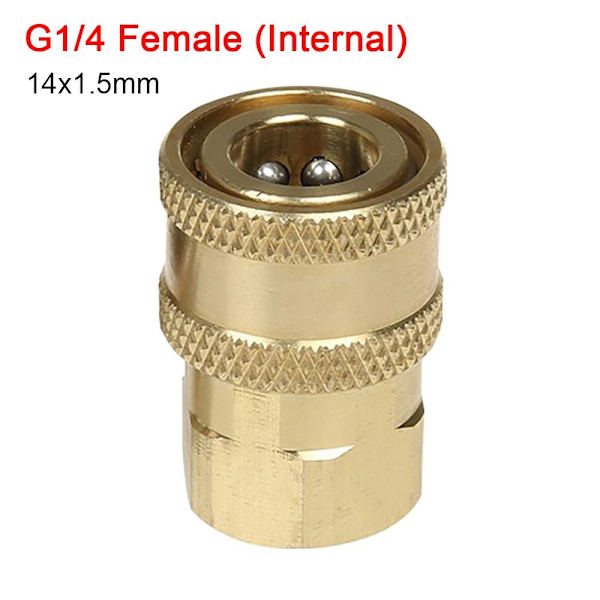 Bricka Adapter Anslutning Rengöring Bricka Beslag G1/4 KVINNA G1/4 Female Internal