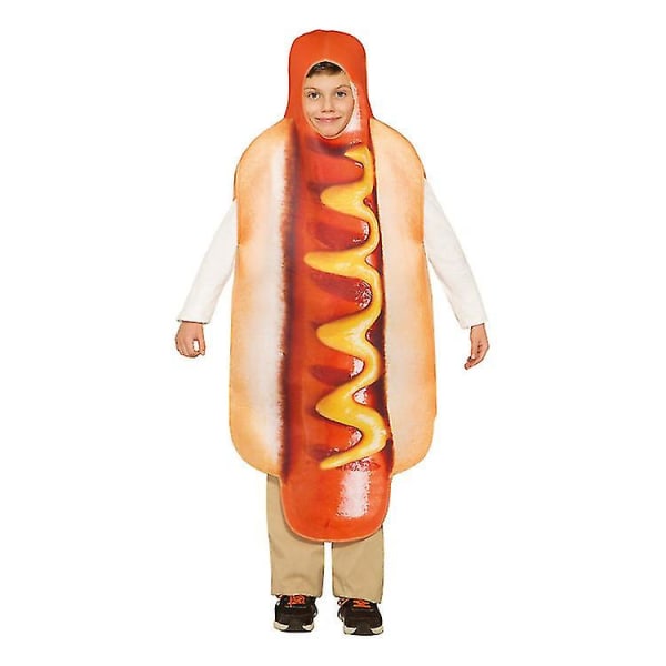 Cosplay Adult One Piece Hot Dog kostym child aldult