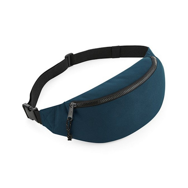 Bagbase Återvunnen midjeväska Petrol Blue One Size