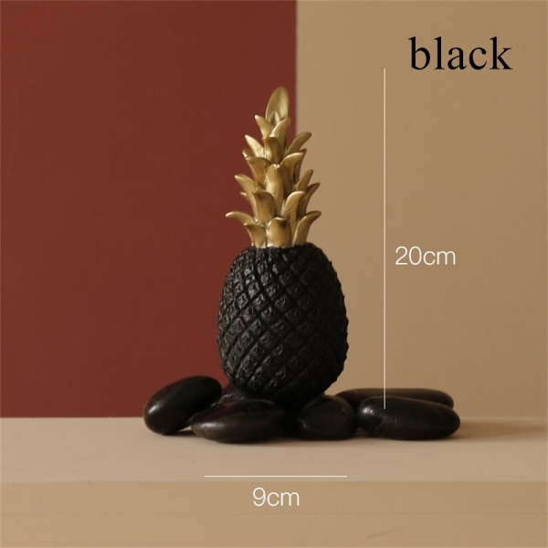 Pineapple Crafts Desktop Ornament BLACK M black M