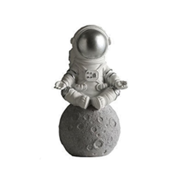 Astronautfigurer Spaceman Moon Skulptur Dekorativ B B B