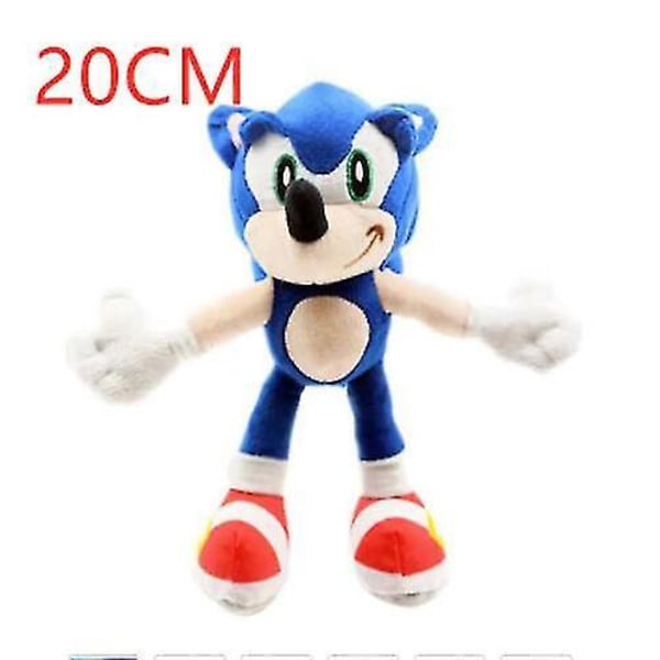 Sonic Plyschleksak Doll Plyschdocka Barnfödelsedagspresent blue