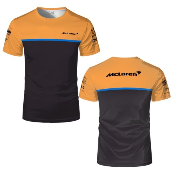 2023 Aston Martin f1 team t-shirts Spanska racer t-shirts black and orange 3XL
