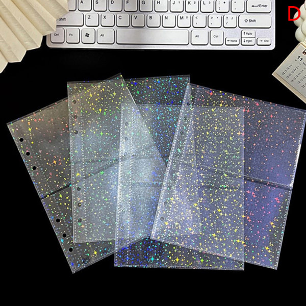 A5 Binder Sleeves 1P 2P 4P Transparent Fotoalbum Binder Refil D