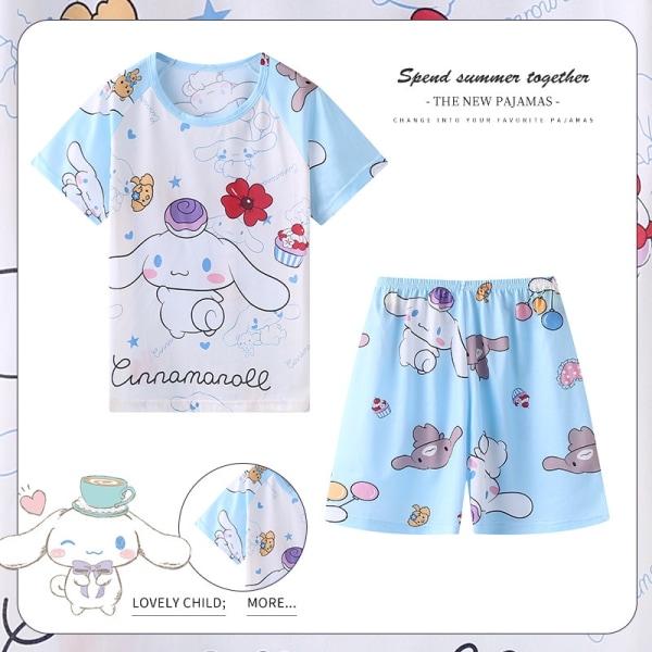 2023 ny sommar print pyjamas barnkläder set style2 10