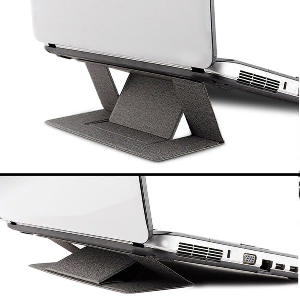 Laptopställ / Stativ för Laptop / Bärbar Dator - Vikbar gray