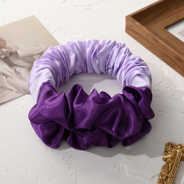 Lazy Heatless Curling Rod Pannband Hårrullar Inga Heat Curls Purple