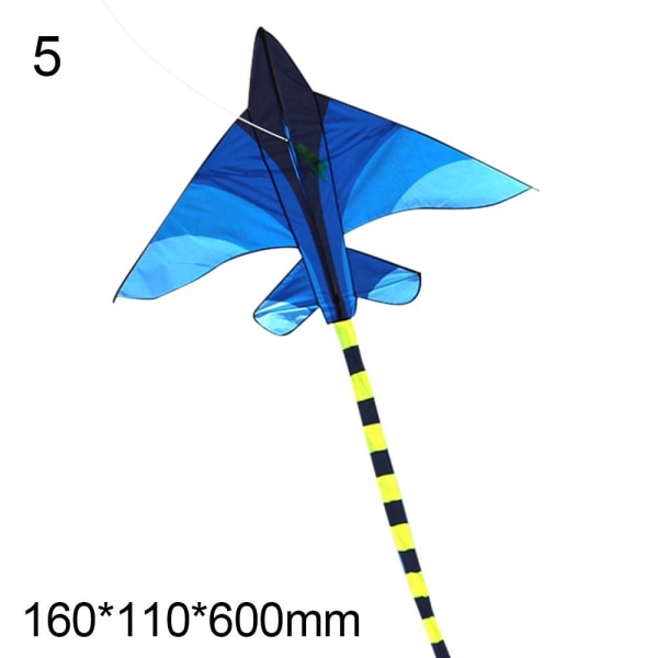 Plastic Fighter Kite Stora Plane Drakar 5 5 5