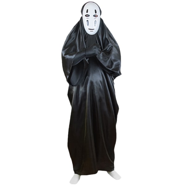 Spirited Away Ansiktslös Man Halloween Party Cosplay Set Faceless man XL XL
