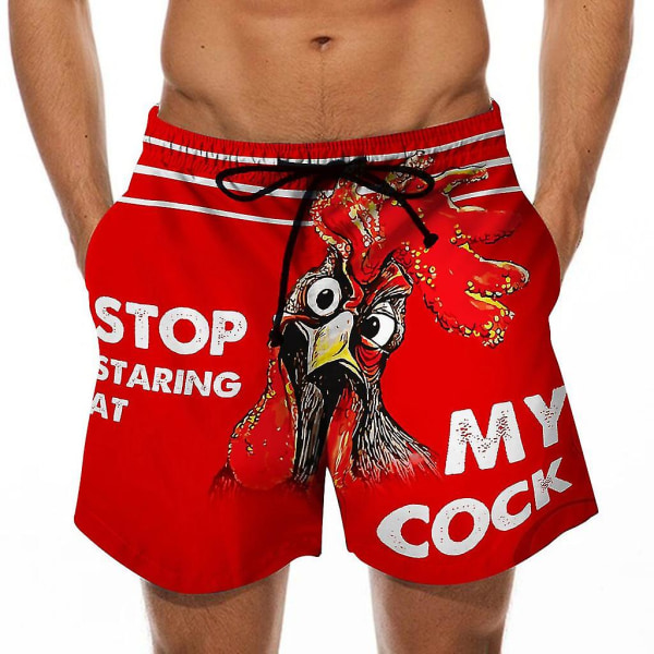 Printed för män sommarlovsshorts style 6 M