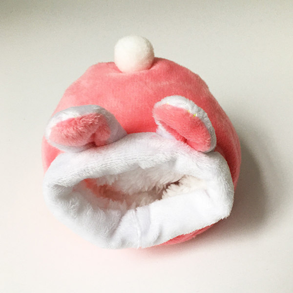 Mjuk plysch Vinter Varm e Husdjur Hamster Marsvin Ekorre Cotto Pink Rabbit