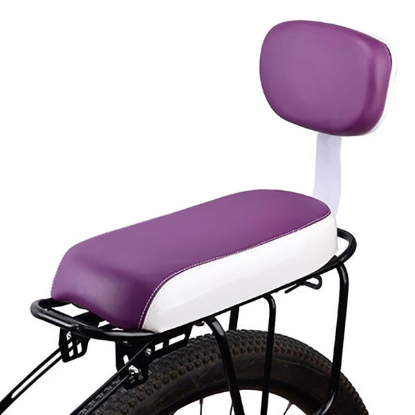 Cykeltillbehör Delar Bicicleta Cykel Baksäte Sadel Cykelbarnstol med ryggstöd med handtag Armstöd Fotstödspedal Back Seat - Purple
