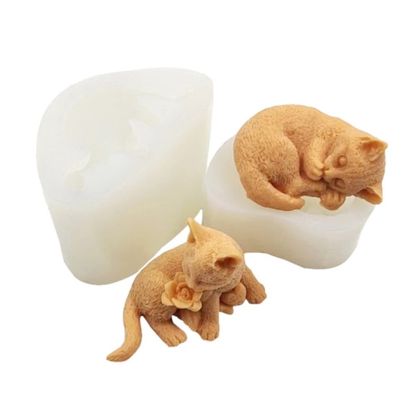 3D Cat 2PCS 2ST 2pcs